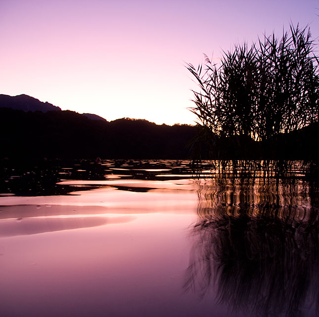 Lago de Levico Terme Sunset
